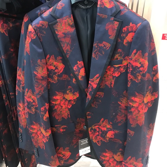 Topman Other - NEW TOPMAN BLAZER / FLORAL PATTERN